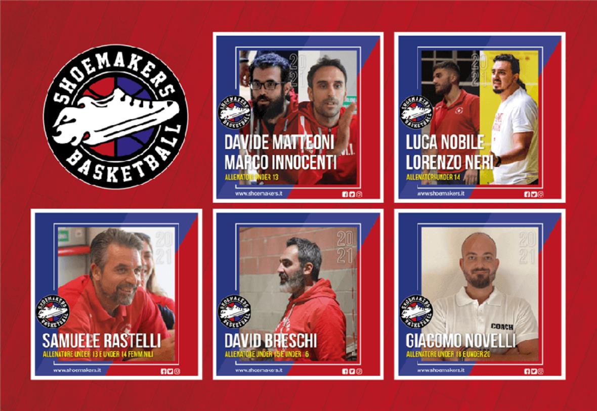 Gli Shoemakers presentano la squadra di allenatori per le formazioni giovanili della stagione 2020-2021