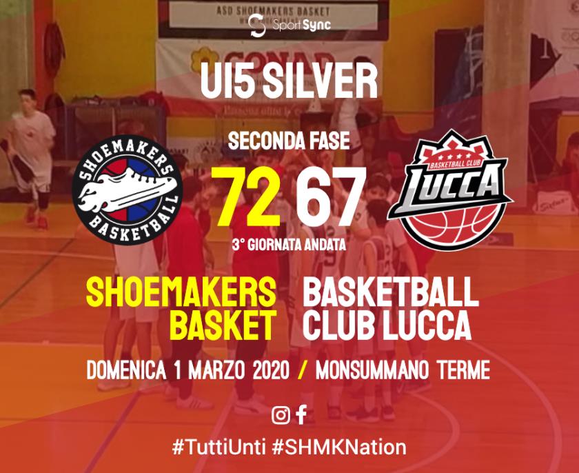 U15: contro Lucca arriva la terza vittoria consecutiva, ma che fatica