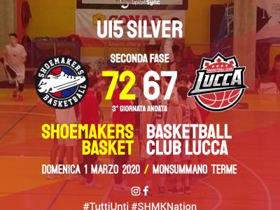 U15: contro Lucca arriva la terza vittoria consecutiva, ma che fatica