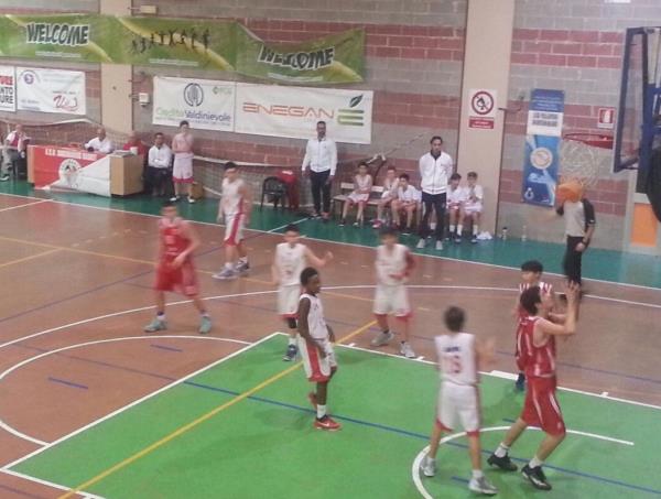 U13: contro Pistoia Basket la prima sconfitta stagionale.